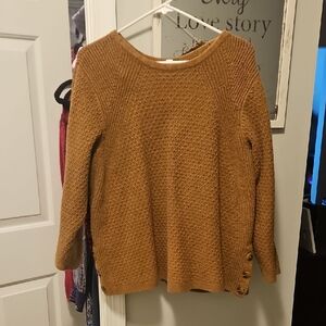 J Jill Women's Mustard Sweater